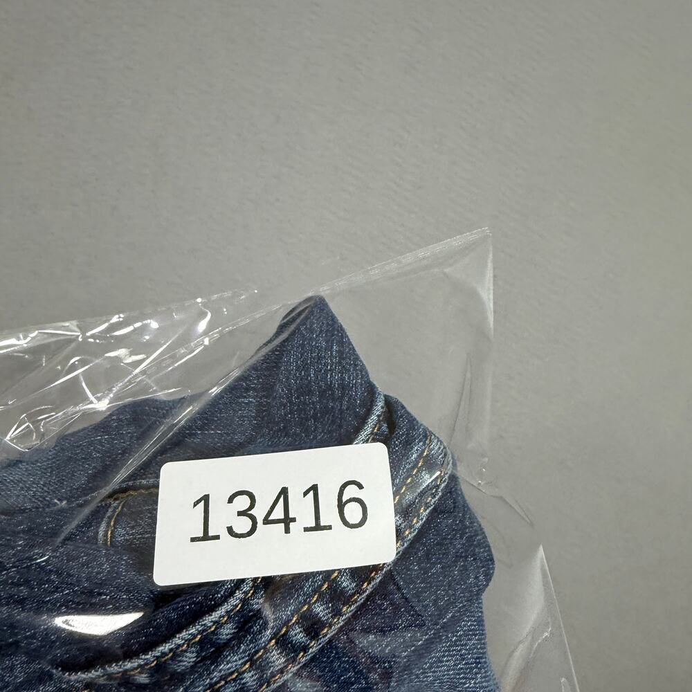 Levis 511 Slim Fit Jean Shorts Men's 33 Blue 10" Inseam Blue Denim Jorts Faded - Picture 12 of 12